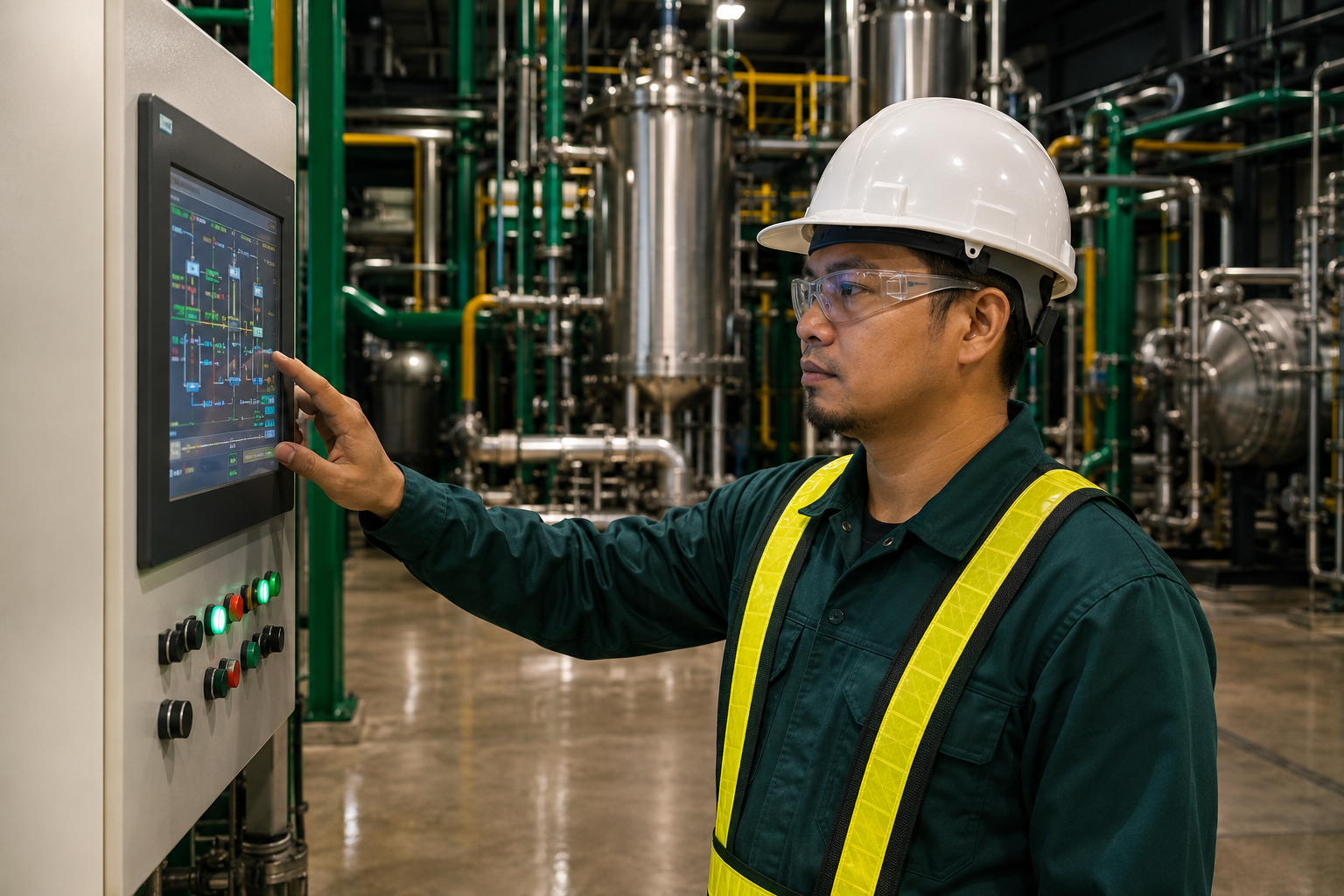 Filipino Technician at Work